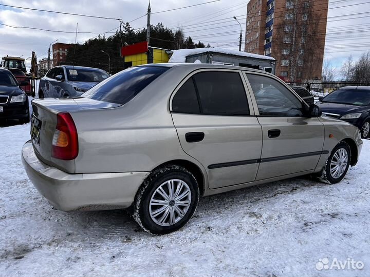 Hyundai Accent 1.5 МТ, 2005, 221 000 км