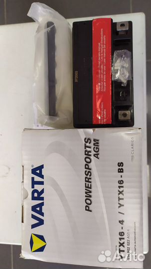 Аккумулятор Varta AGM 14Ah YTX16-BS powersports