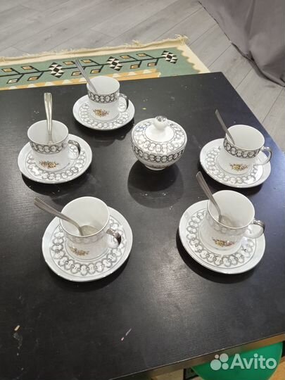 Кофейный сервиз Porzellain Bavaria 70e годы