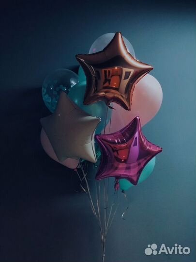 Гелиевые шарики / воздушные шары оформление праздн