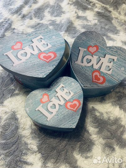 Коробка подарочная сердце