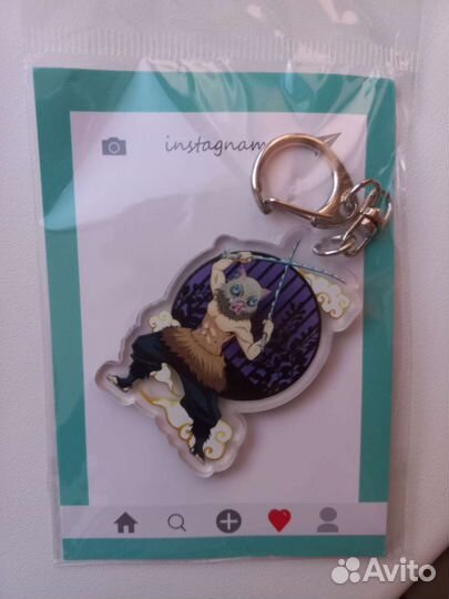 Клинок рассекающий демонов брелок Иноске