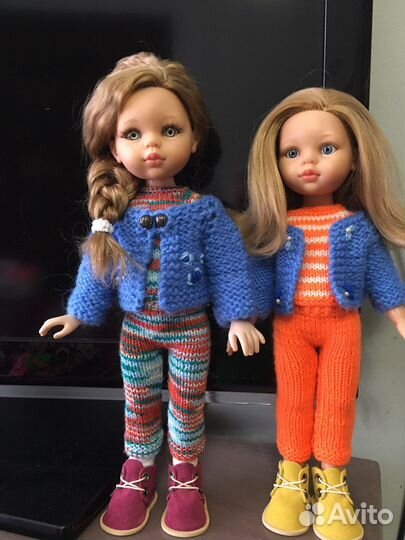 Вязаная одежда для кукол 32 см