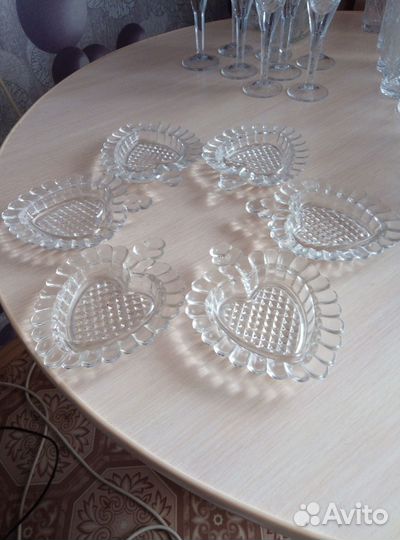 Розетки для варенья хрусталь