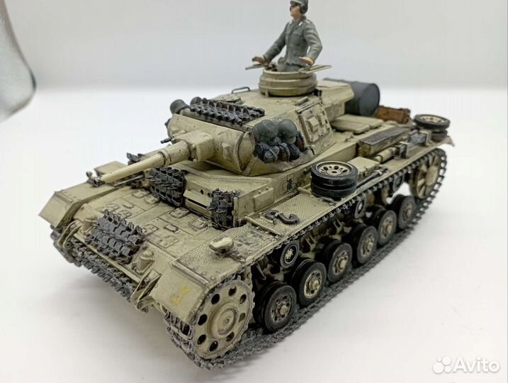 Немецкий танк pz lll в масштабе 1:35