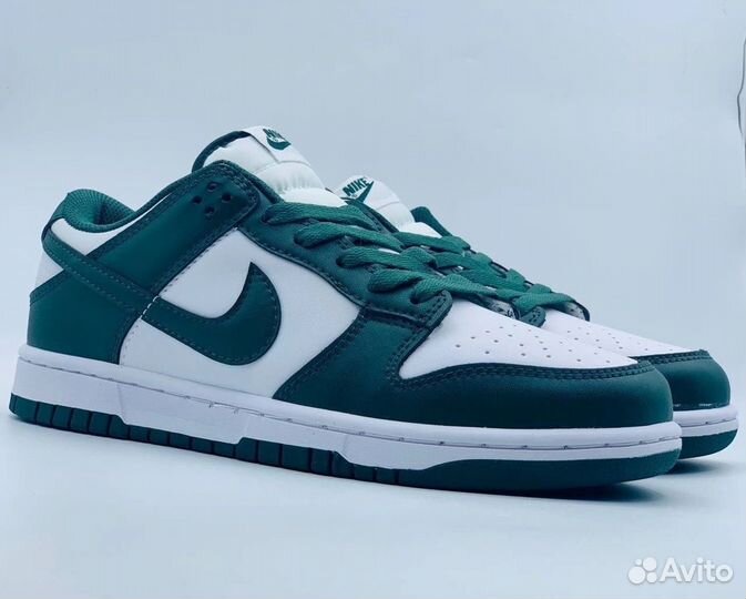 Кроссовки Nike SB Dunk Low Michigan State Green