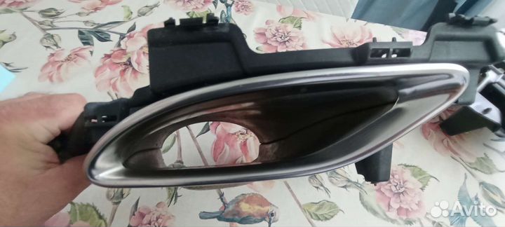 Диффузор с насадками Мерседес w205 amg