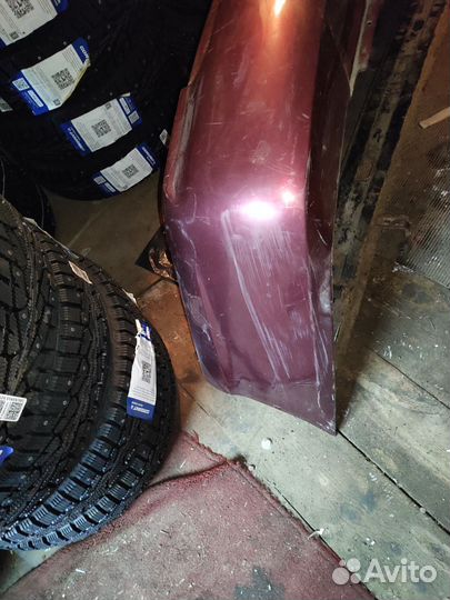 Задний бампер на hyundai accent тагаз