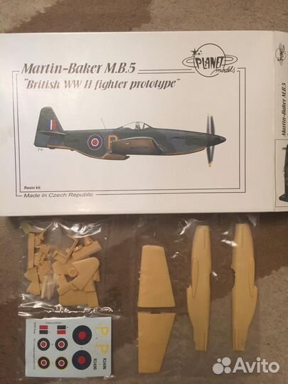 Сборная модель самолета Martin-Baker MB5