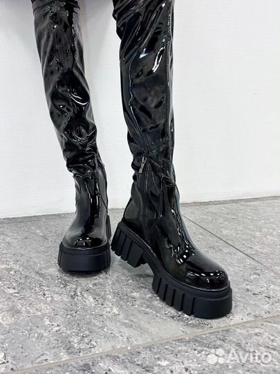 Сапоги ботфорты