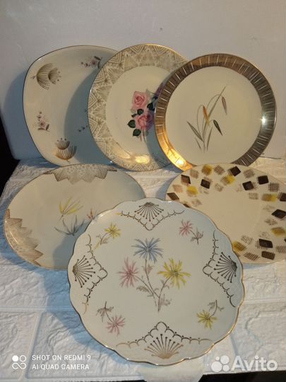 Фарфоровые тарелки Германии Бавария, винтаж