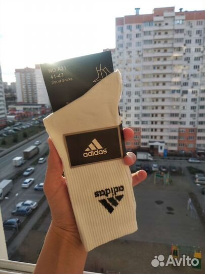 Носки adidas высокие