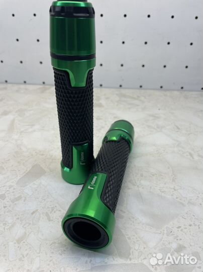 Грипсы С грузиками модель 4(зелёный)