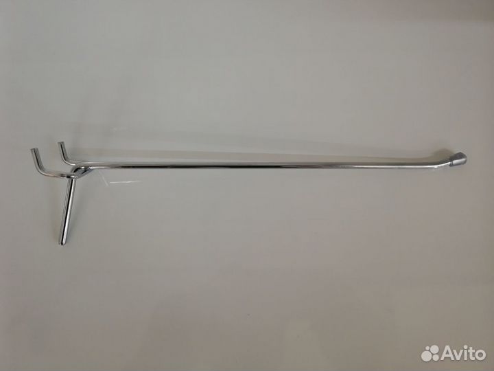 Крючок хромированный на перфорацию 25 см