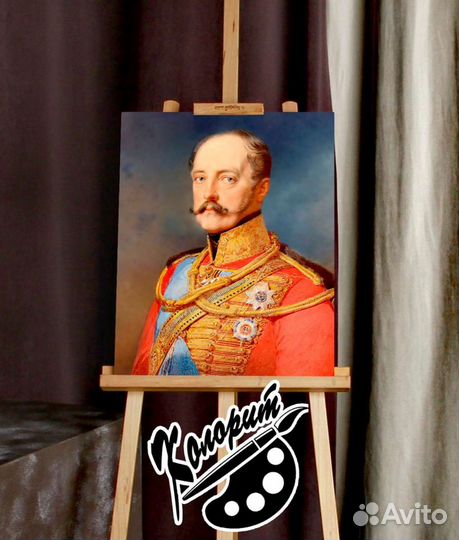 5 портретов на холсте 40х50см