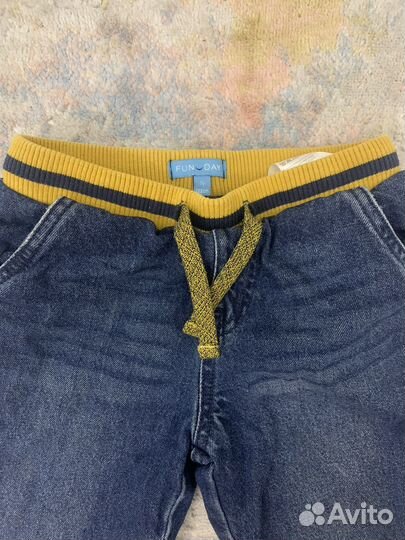 Джинсы теплые