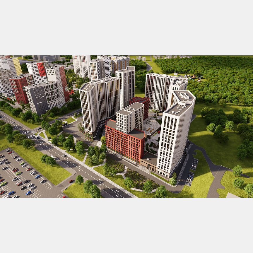 1-к. квартира, 35,7 м², 13/22 эт.