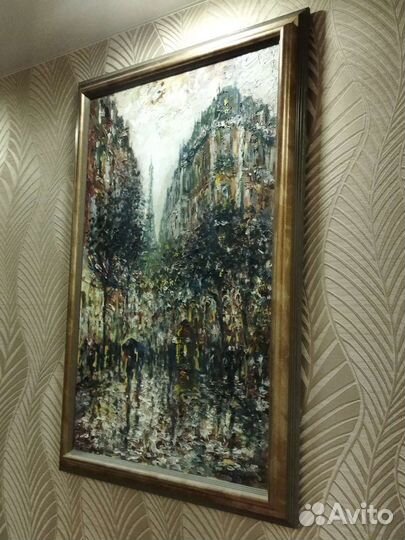 Картина маслом на холсте пейзаж большая