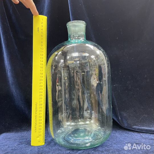 Бутыль Стеклянный, Старинный 10 л (сзр)