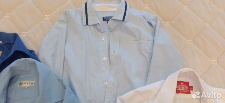 Рубашки для мальчика пакетом в школу 3-4 класс