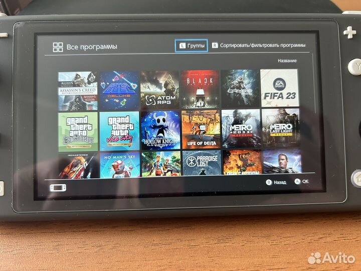 Nintendo switch lite прошитая