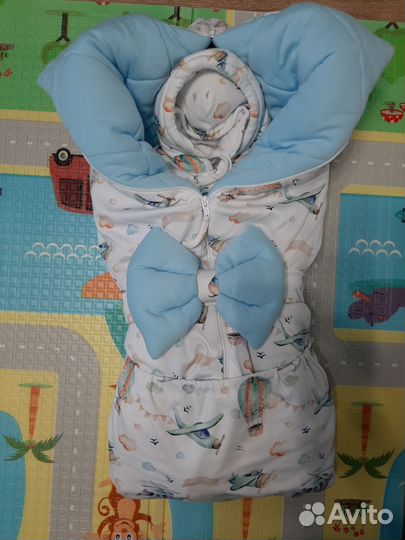 Конверт на выписку для мальчика зима