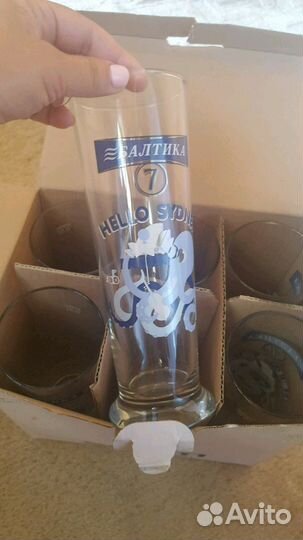 Бокалы новые в коробке