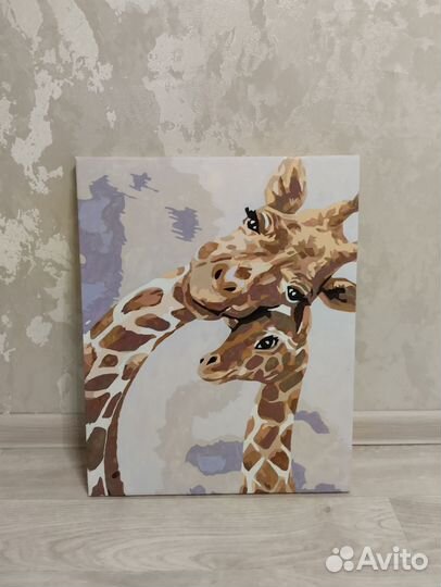 Картины по номерам раскрашенная