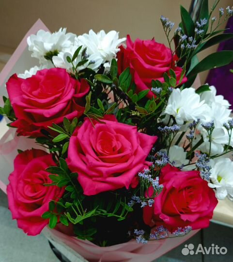 Букеты цветы розы