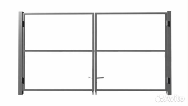 Ворота распашные под профлист