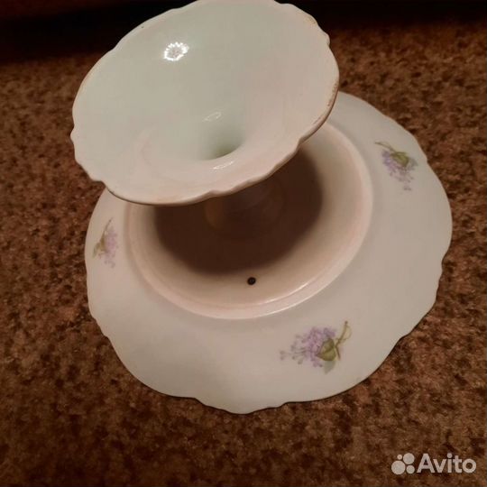 Фруктовница на ножке М.С. Кузнецов, 19 век