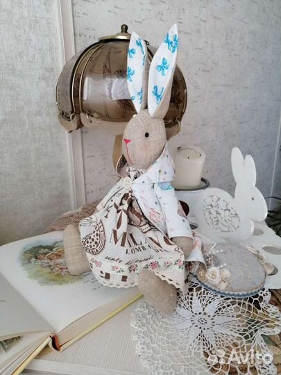 Заяц тильда ручная работа