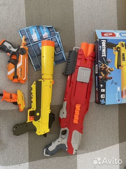 Бластер nerf fortnite mega