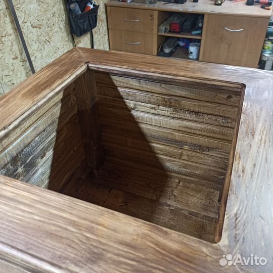 Кашпо для цветов, изделия из дерева