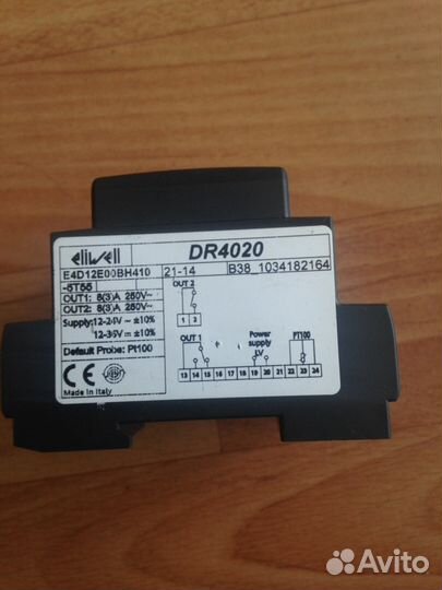 Терморегулятор Eliwell DR 4020