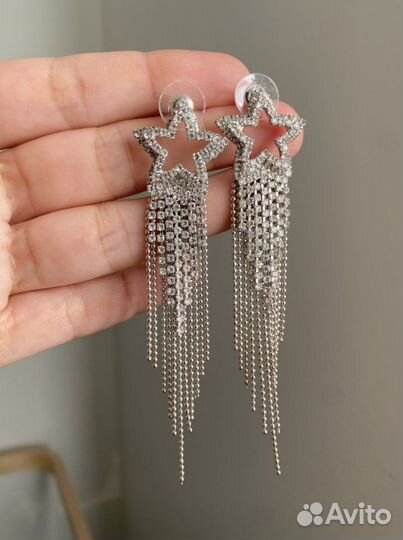 Серьги звезды