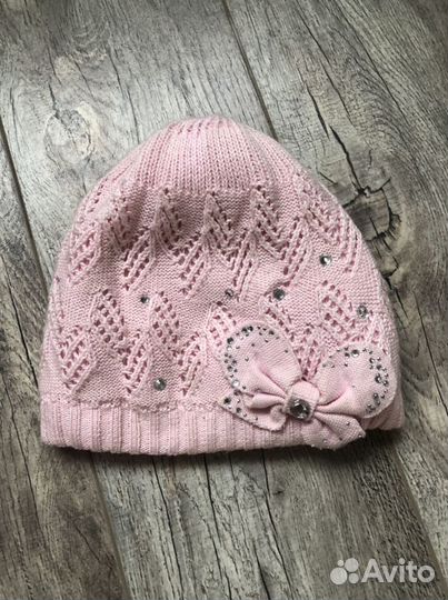 Шапка для девочки розовая YSG