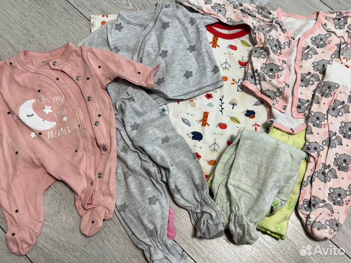 Детские вещи на девочку пакетом
