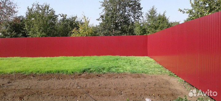 Забор из профнастила