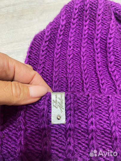 Комплект зимний на девочку 2 шапки и снуд