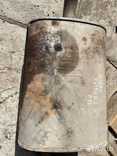 Глушитель банка Nissan Primera P12 Ниссан примьера