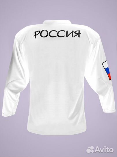 Хоккейный свитер тренировочный (белый)