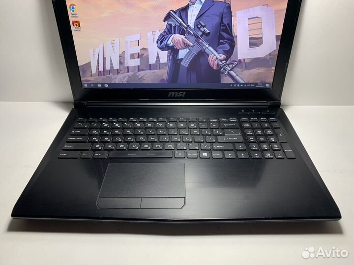 Игровой ноутбук MSI i3/8gb/2видеокарты/M.2