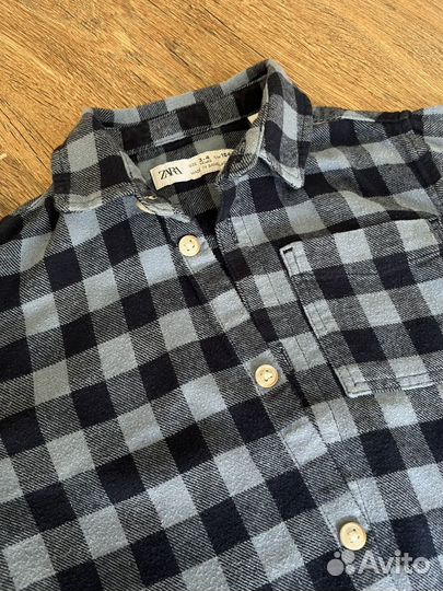 Рубашка zara для мальчика 104