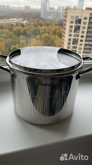 Кастрюля Tefal 6,4 л, Новая, для индукции