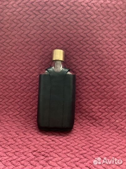 Фляжка охота Стекло Кожа Бронза