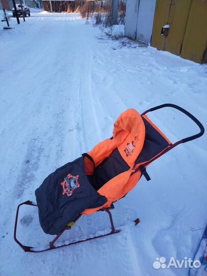 Коляска санки