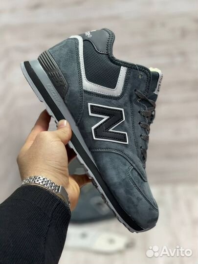 Кроссовки new balance 574 высокие зимние