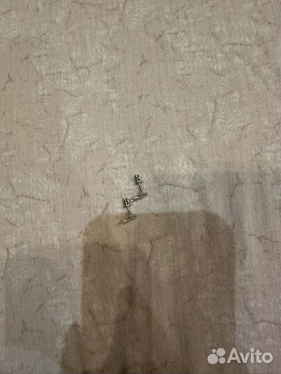 Пусеты серебро