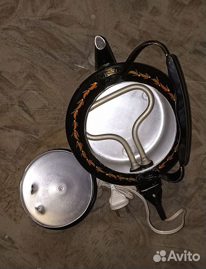 Чайник электрический с росписью Винтаж раритет